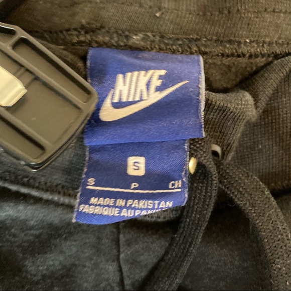 nike black cotton blend jogger sweats pants - Picture 4 of 5